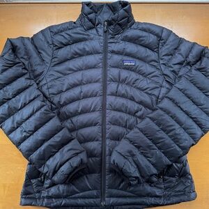 Black Patagonia Down Sweater Full Zip Puffer Jacket